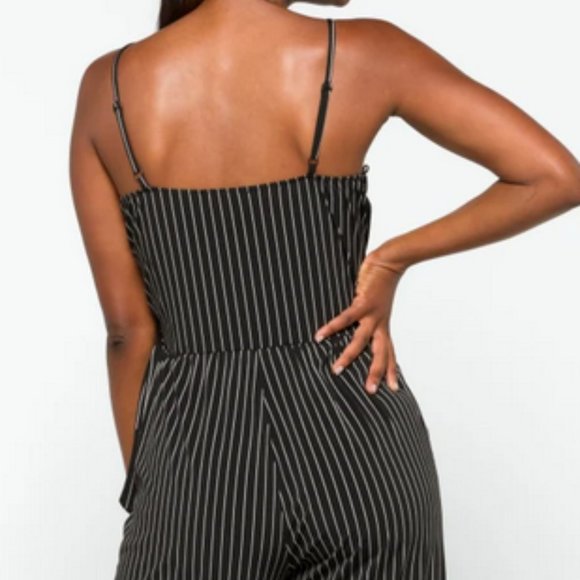 Kaileigh Rica Knit Crop Jumpsuit (L) - Picture 5 of 6